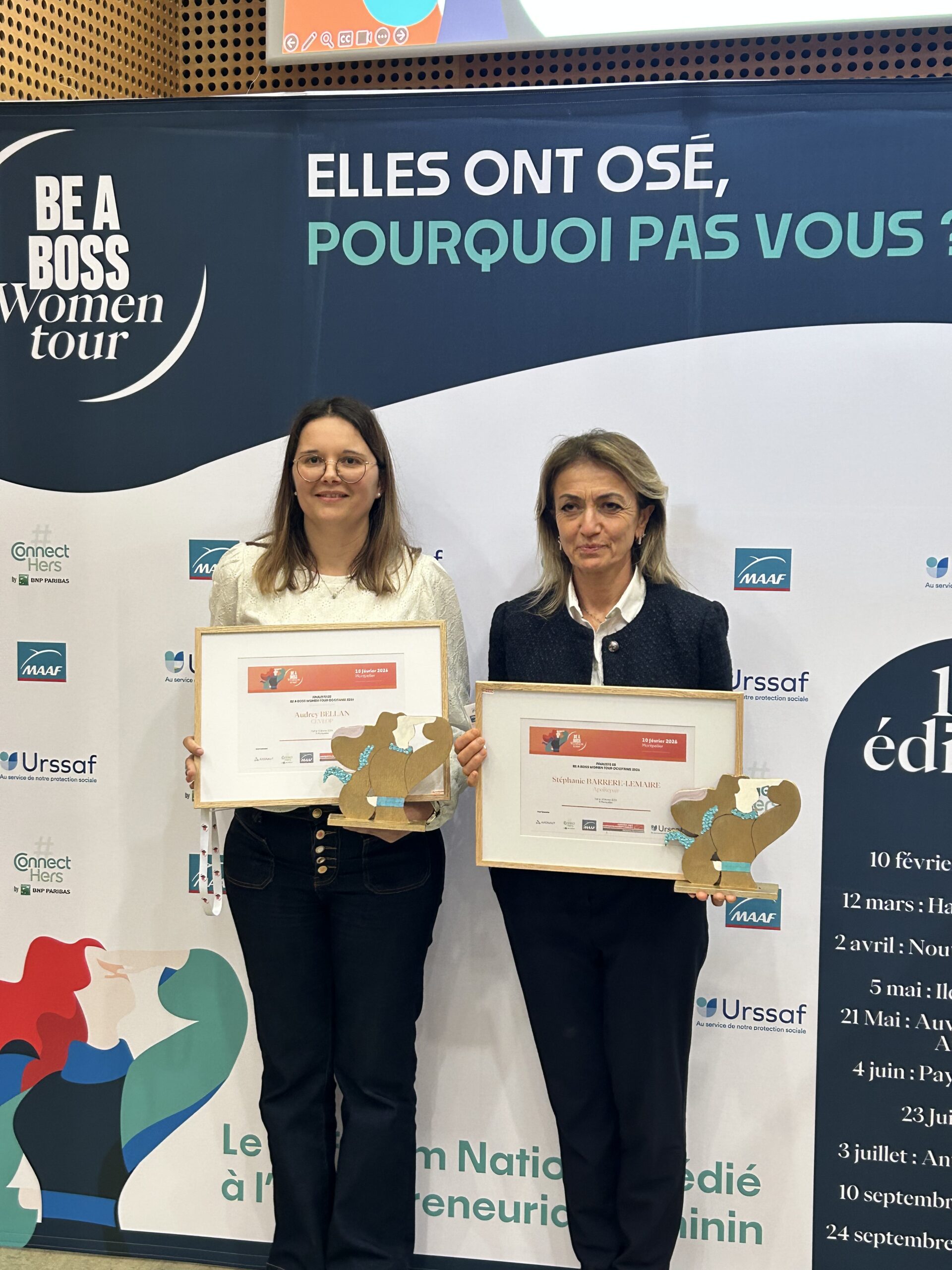 Be a boss Women Tour 2026 : les 2 premières finalistes sont sélectionnées !